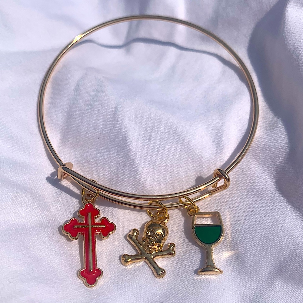 Brand New! Handmade! Adjustable Charm Bracelet